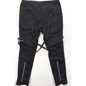 Vintage Size 22 Inseam 31.5 Royal Bones Tripp Nyc Daam Goth Rock Skinny Straps